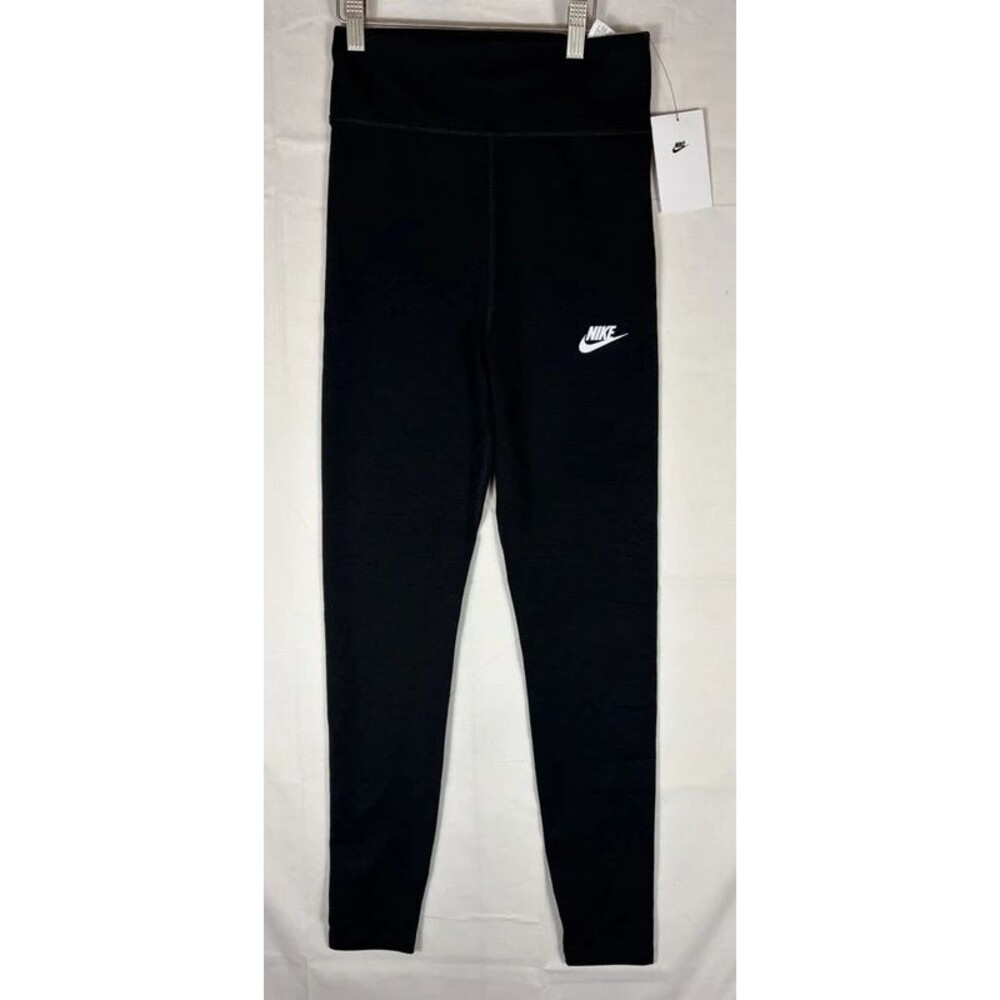 Nike Sportswear Classic High Waisted Leggings Black Girls XL NWT
